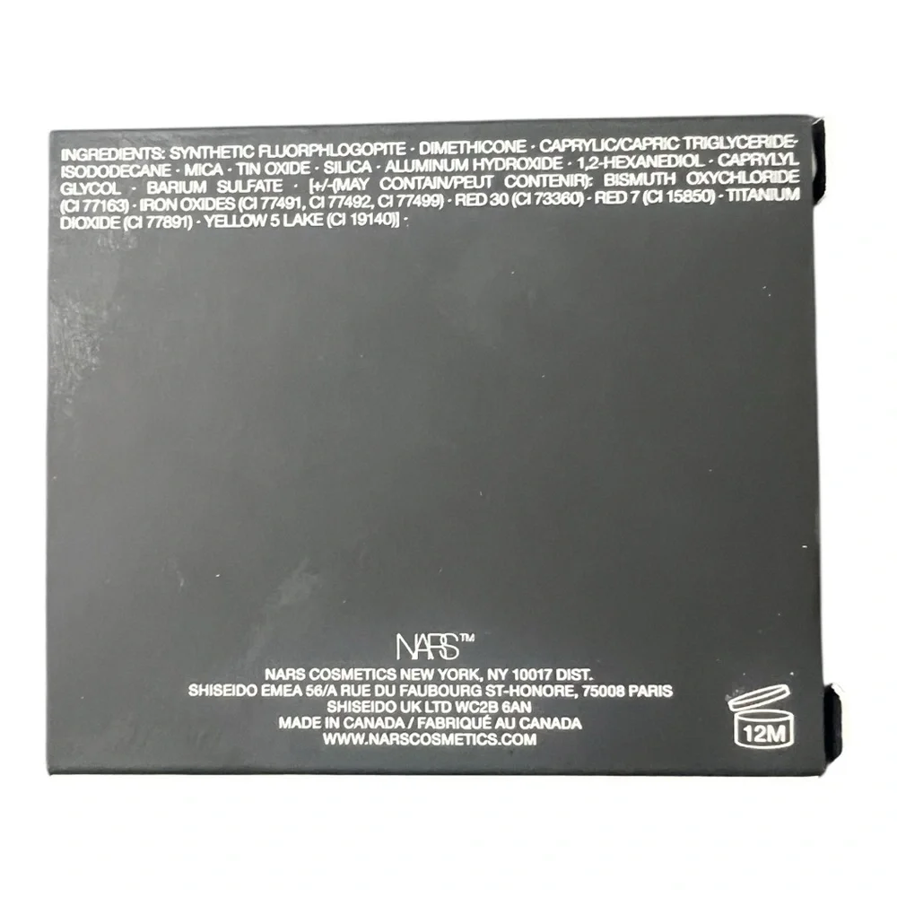 NARS BLUSH ORGASM X IN COMPACT NIB ***HOST PICK***** .17 Oz